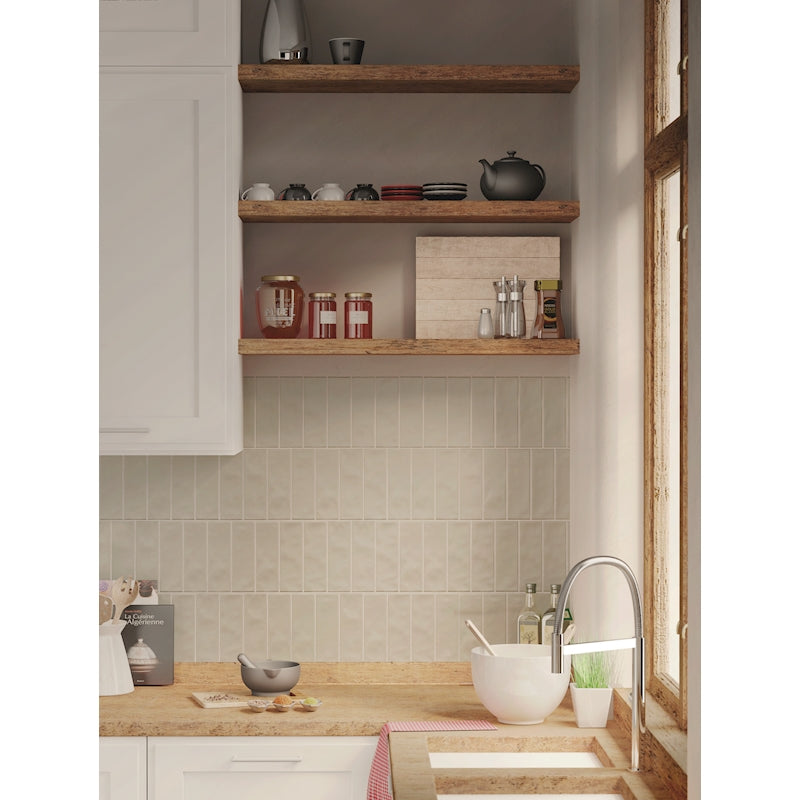 Borgo Soft Grey Matte 2.5" x 8"