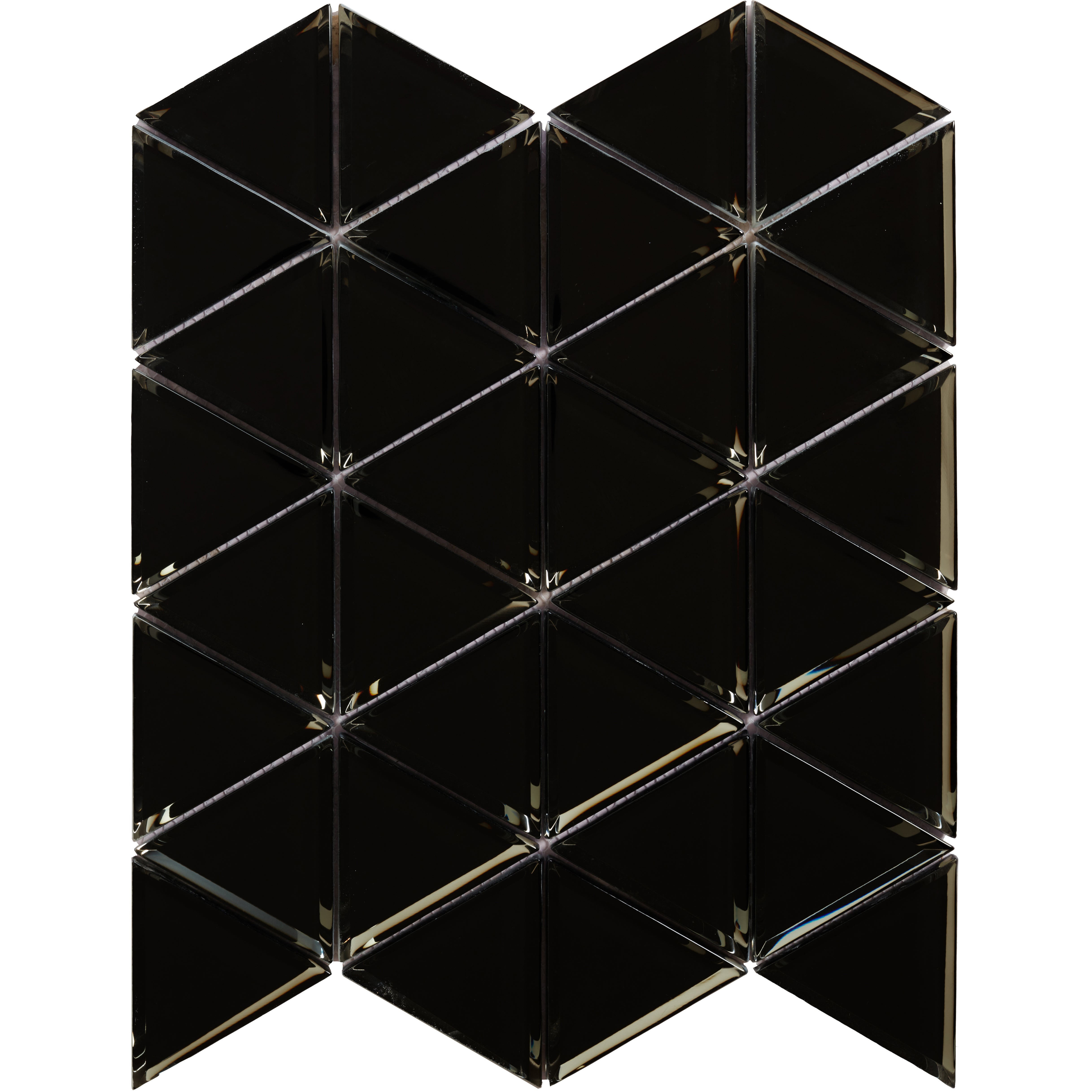 Diamante Charcoal Glass Mosaic