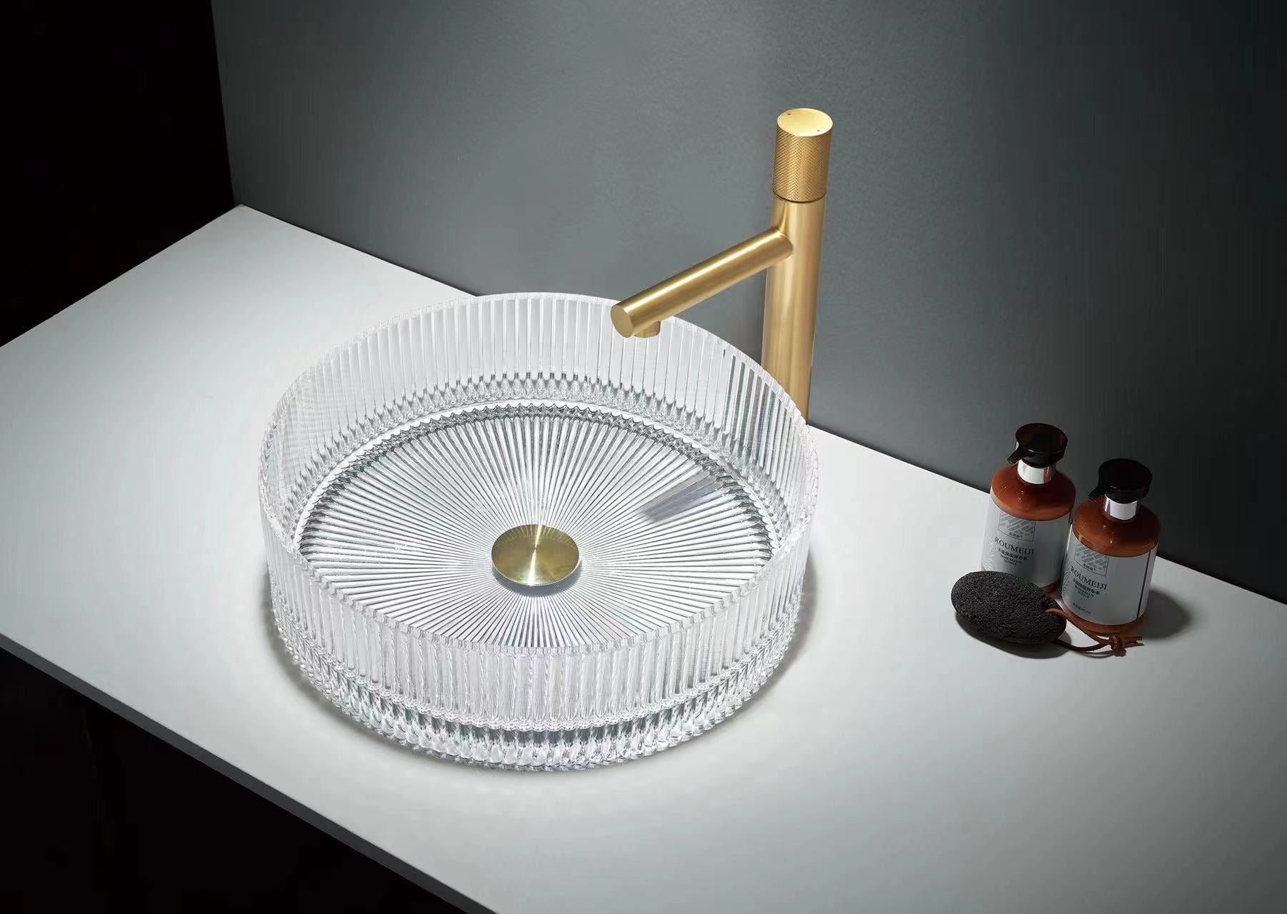 Model 317CL – Clear Glass Vessel Sink
