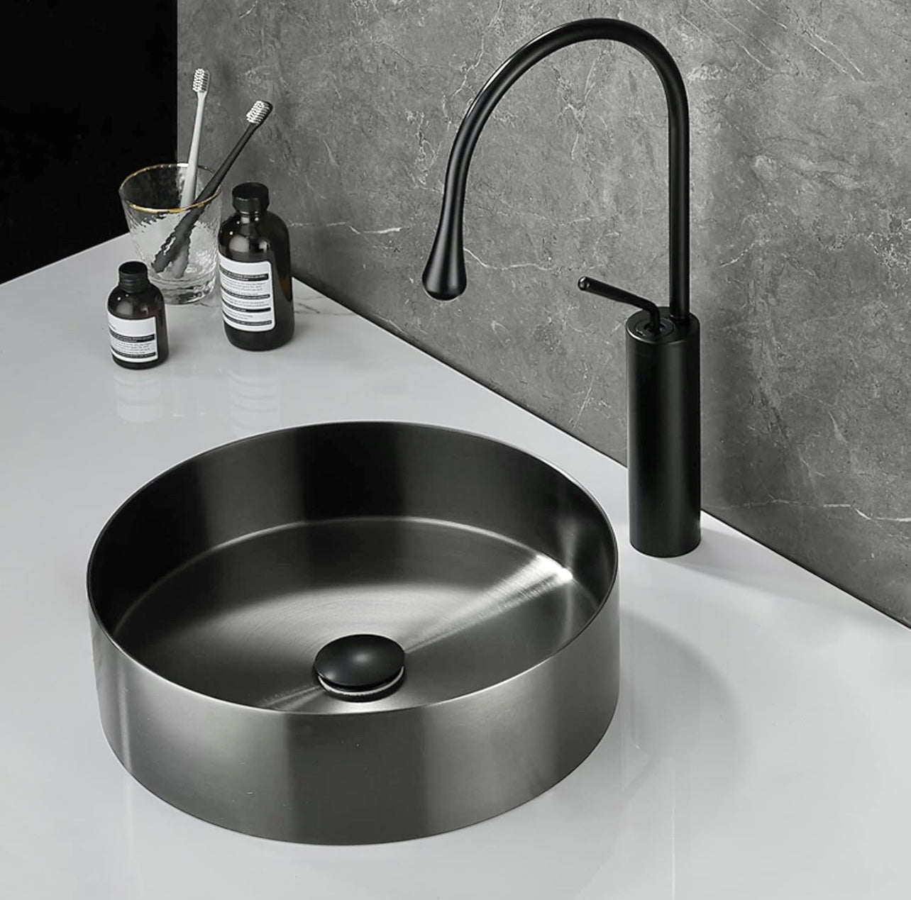 Model 8802-B – Black Stainless Steel Sink