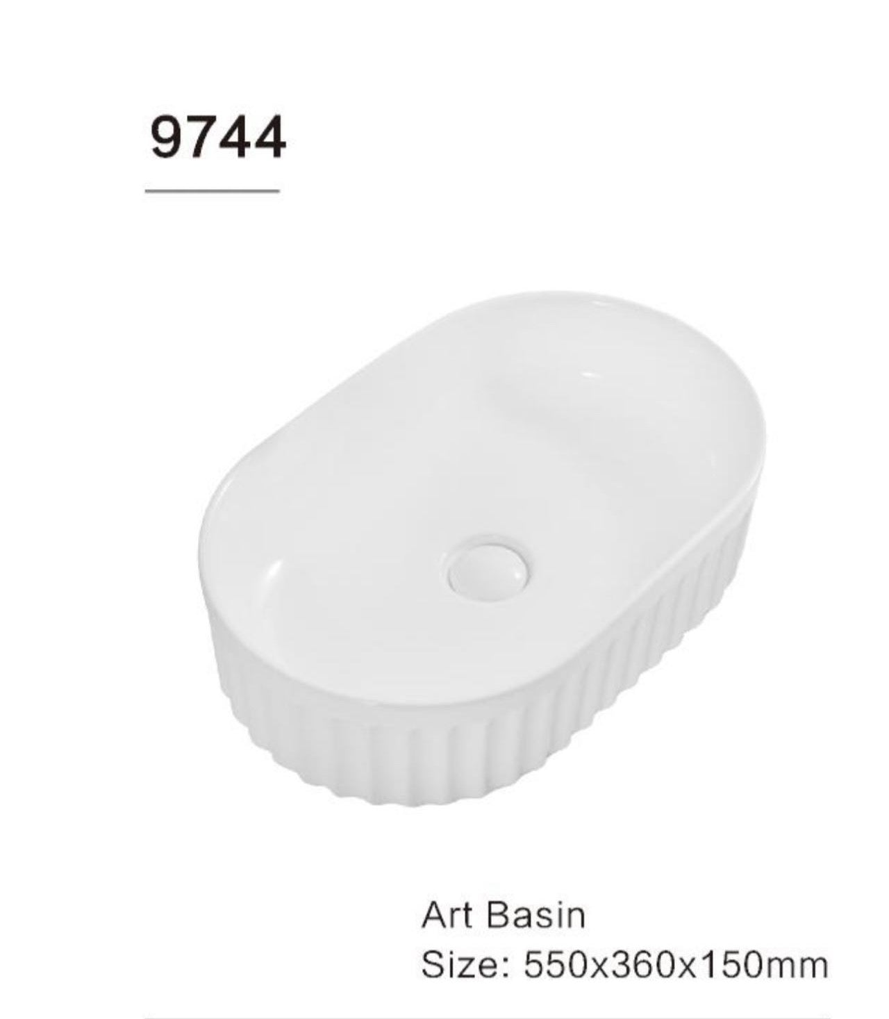 Model 9744 – White Vessel Sink