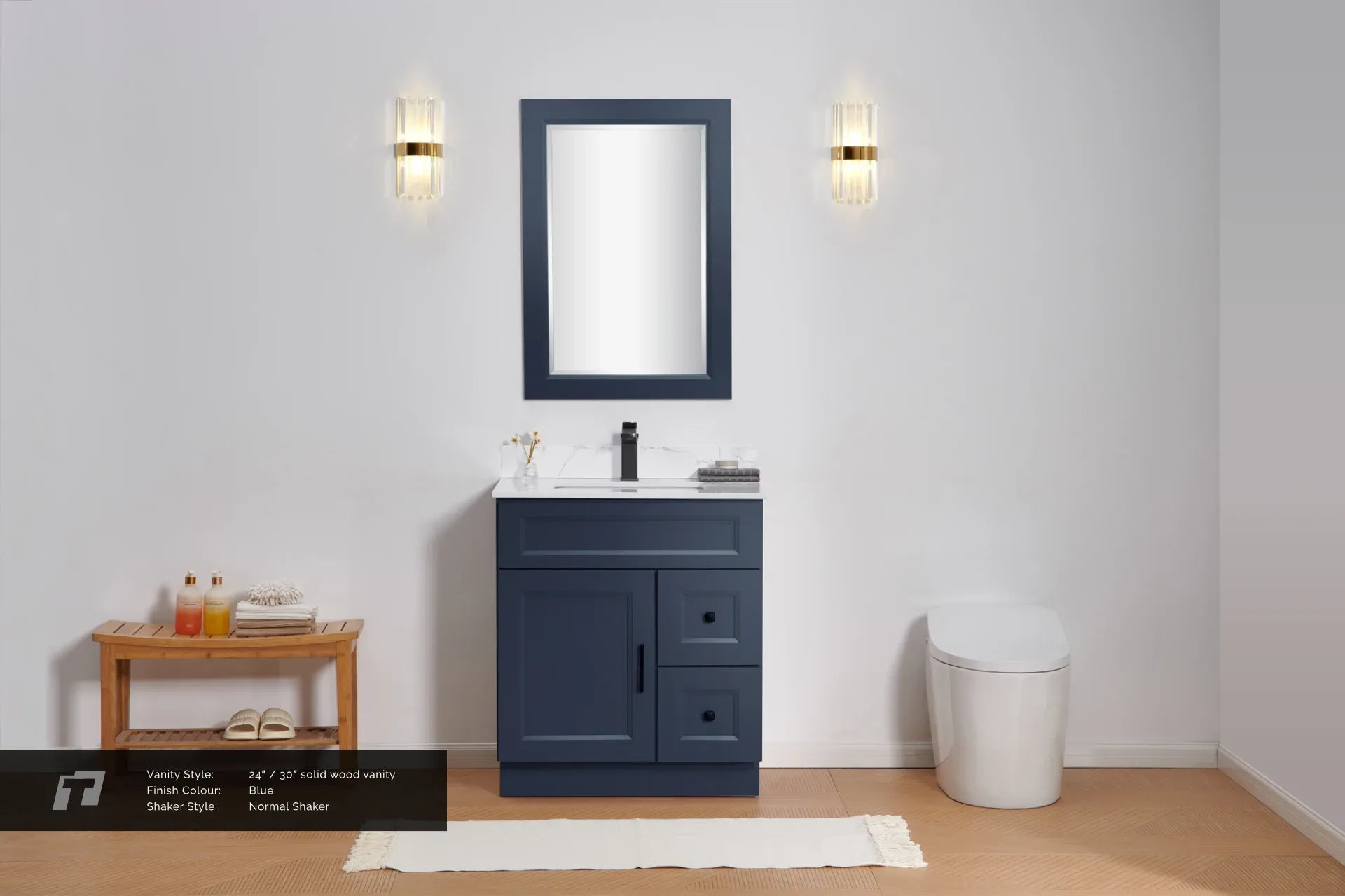24" Solid Wood Vanity