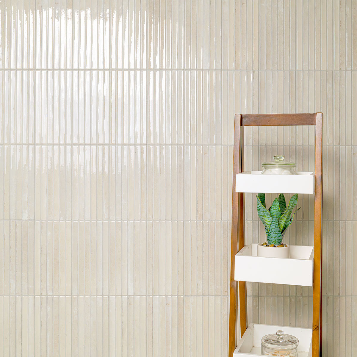Gems Latte Fluted Tile 5x10