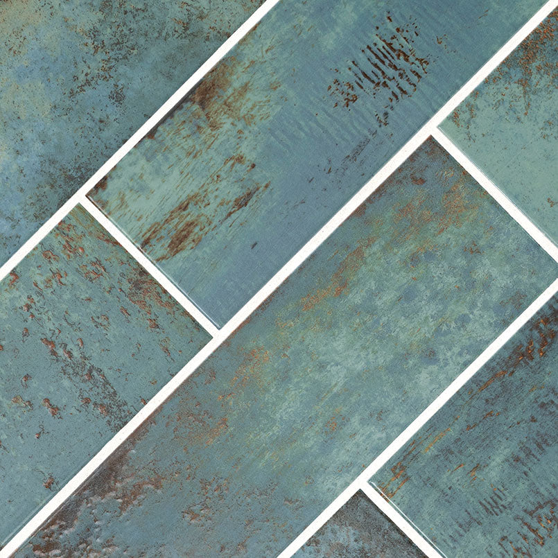 Marza™ Aqua Subway Tile 4x12