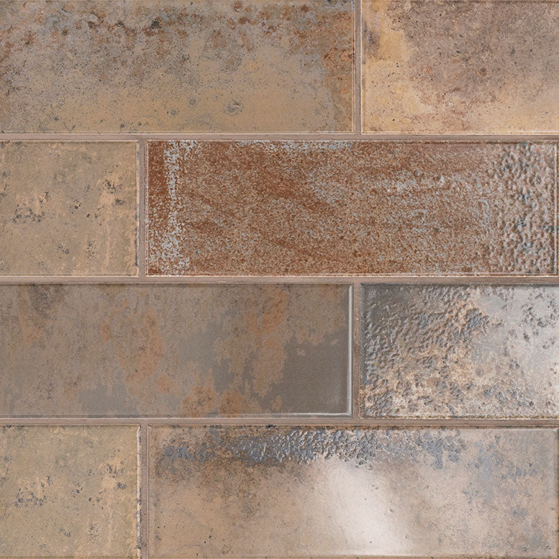 Marza™ Rust Subway Tile 4X12