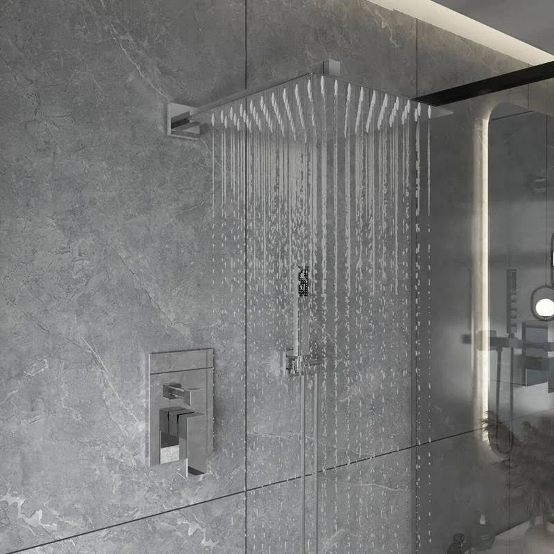Cosmo Chrome Squared Shower Set