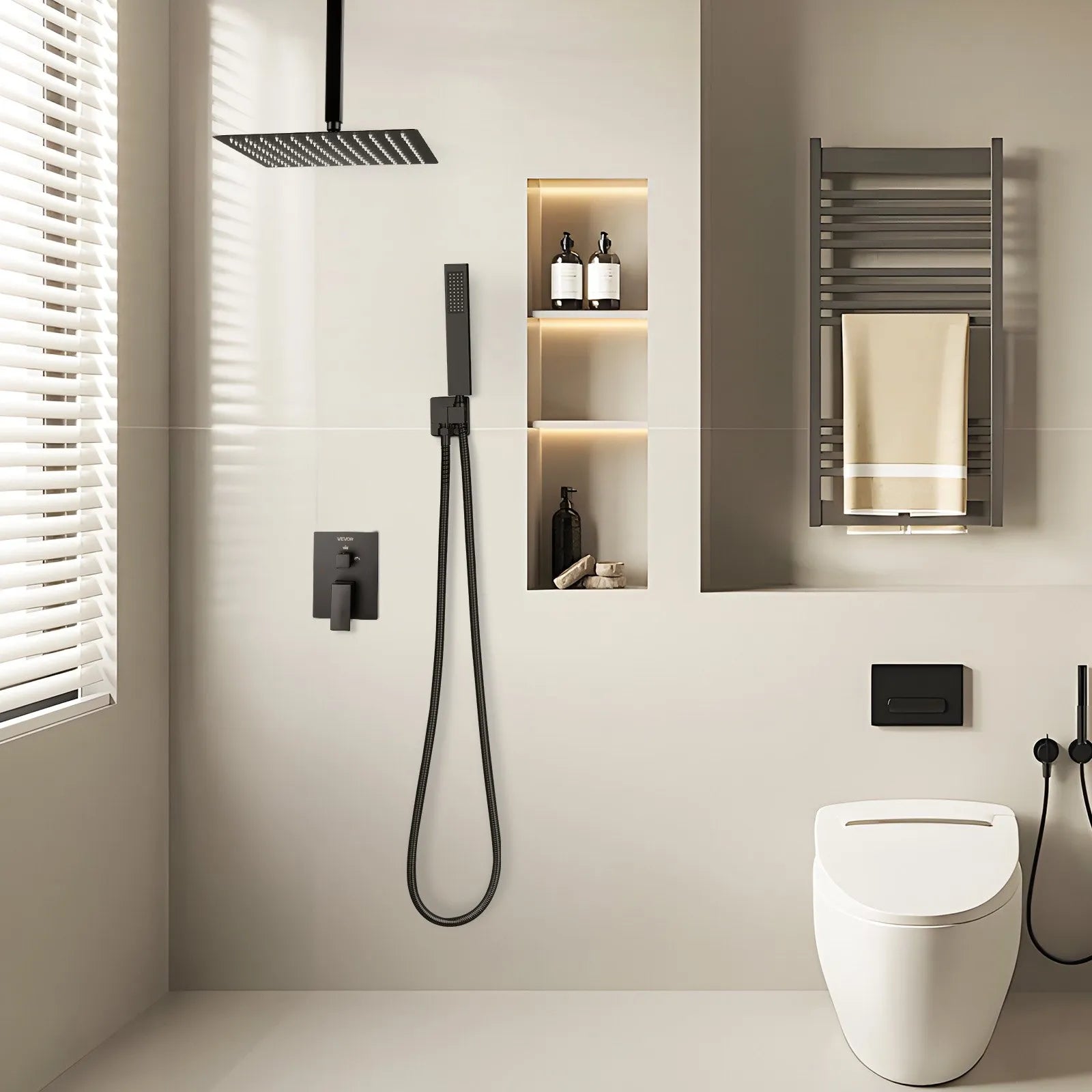Cosmo Noir Squared Shower Set