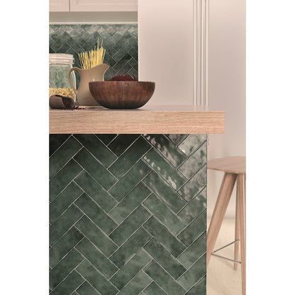 Borgo Green Matte 2.5" x 8"
