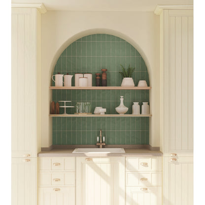 Borgo Green Matte 2.5" x 8"