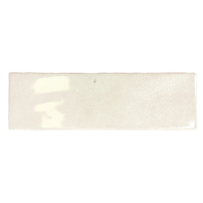 Borgo White Crackle Gloss 2.5" x 8"
