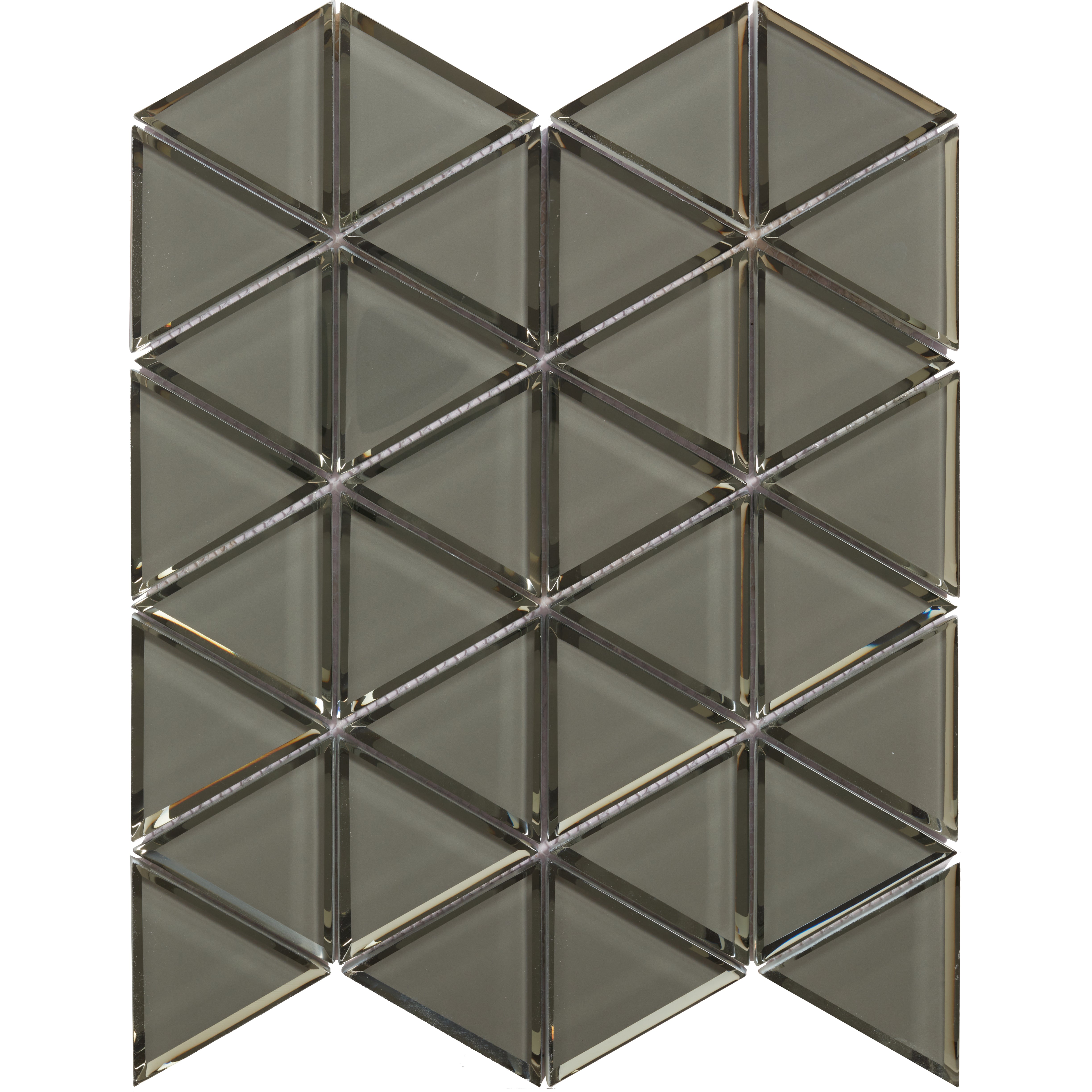Diamante Smoke Glass Mosaic