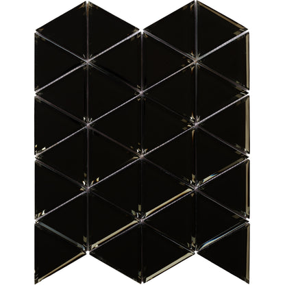 Diamante Charcoal Glass Mosaic