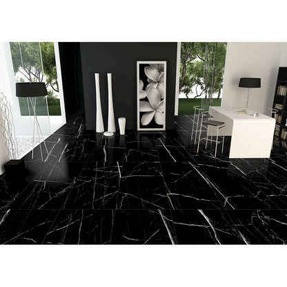 ROYAL NERO MARQUINNA PREMIUM PORCELAIN TILE