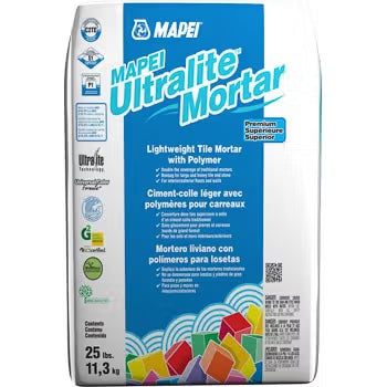 Mapei - Ultralite Mortar Premium Lightweight Mortar with Polymer - 25 lb