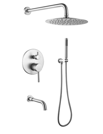 Cosmo Chrome Round Shower Set