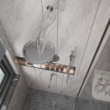 Cosmo Chrome Round Shower Set