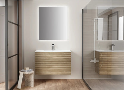 WALL MOUNTED NATURAL WOOD