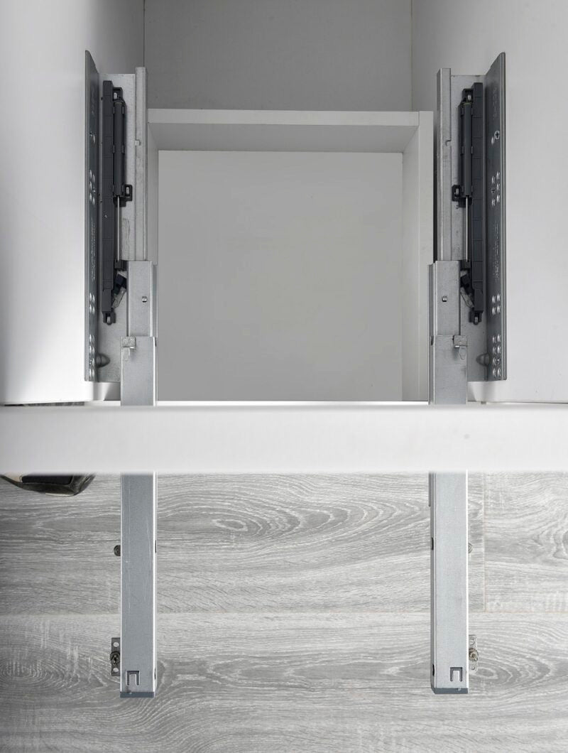 48" SHAKER BATHROOM VANITY WITH QUARTZ COUNTERTOP (MDF)