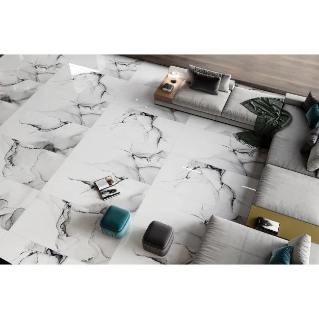 Cloudy White 24X48 PREMIUM PORCELAIN TILE