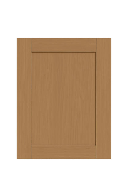 24" SHAKER BATHROOM VANITY WITH QUARTZ COUNTERTOP (COCO BROWN MDF)