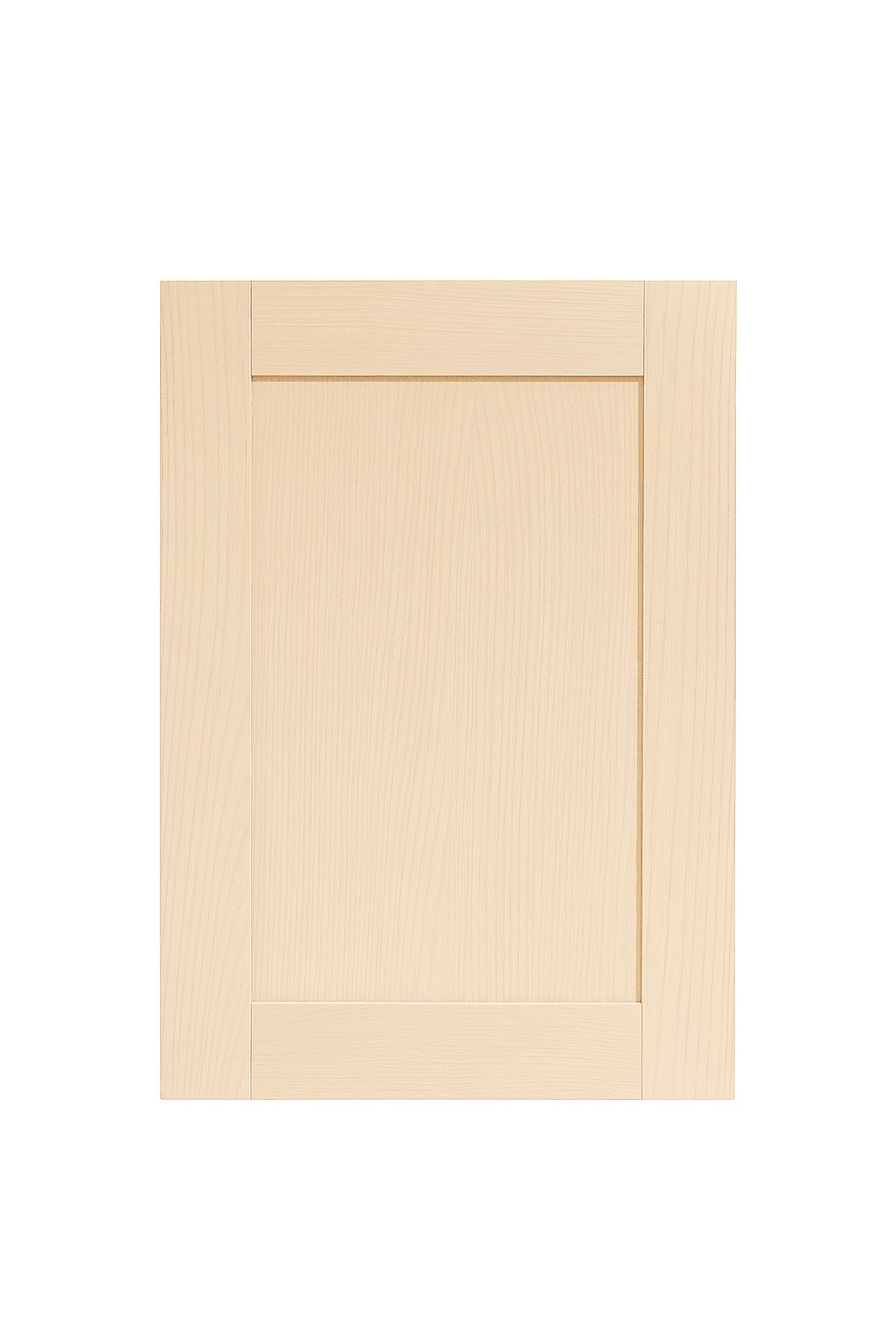 24" SHAKER BATHROOM VANITY WITH QUARTZ COUNTERTOP (LEMON LIGHT MDF)