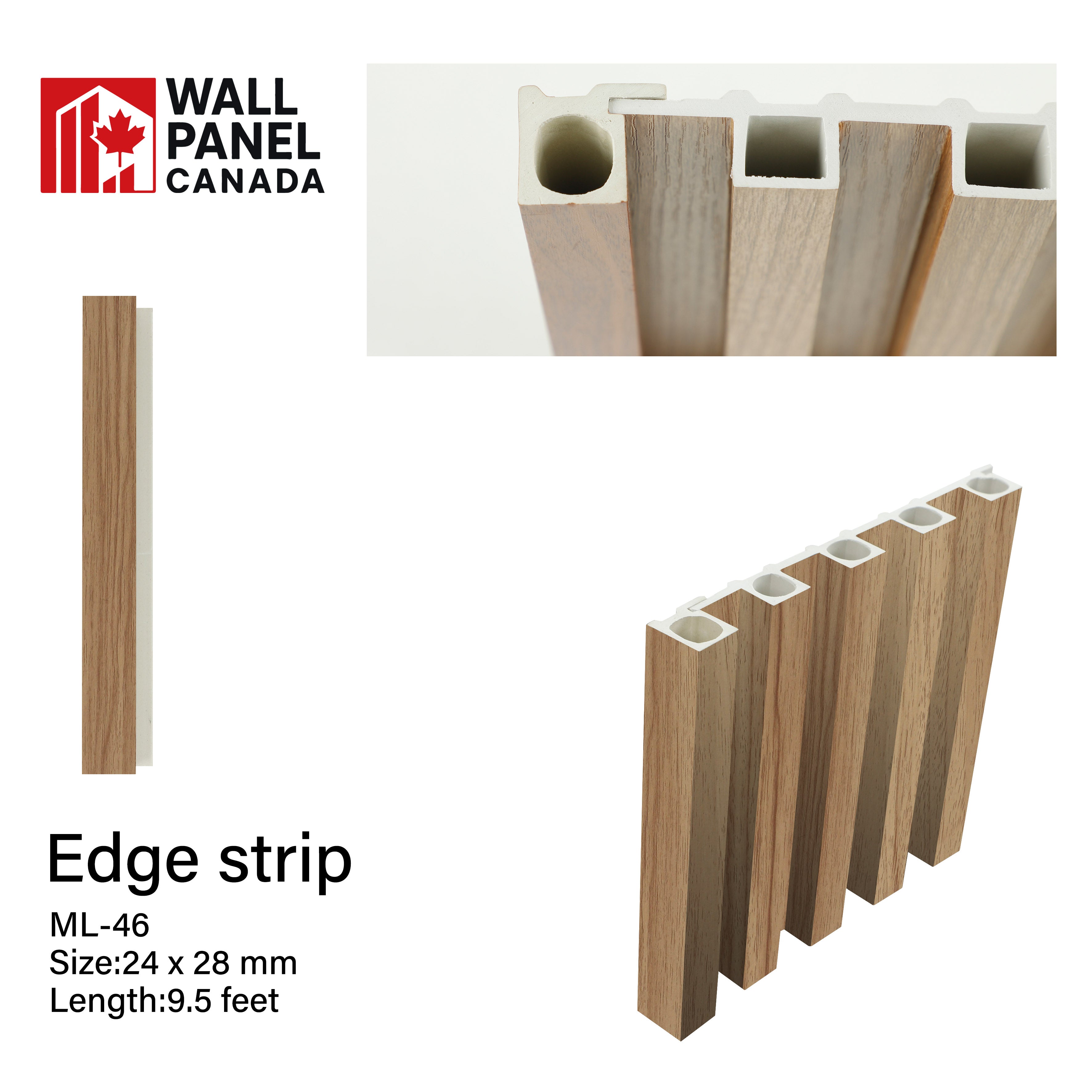 WPC End Trim DUBAI BROWN 046