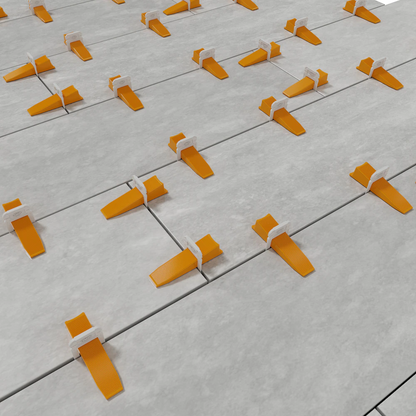 QEP - Xtreme Tile Leveling System, Part A, Clips for 3mm Grout (100 pack)