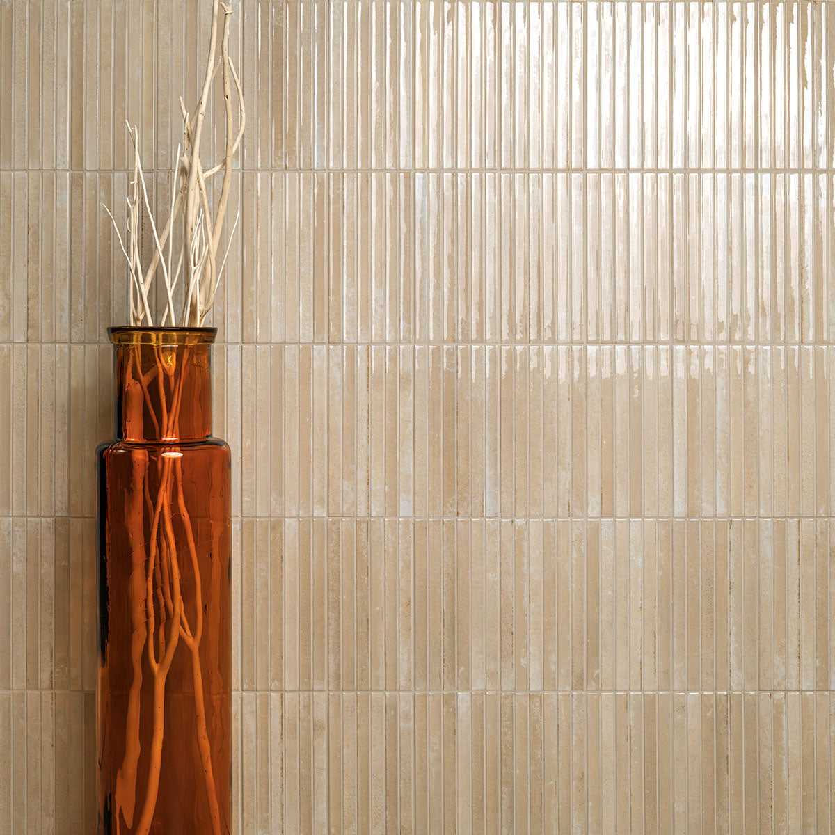 Gems Cappuccino Fluted Tile 5x10