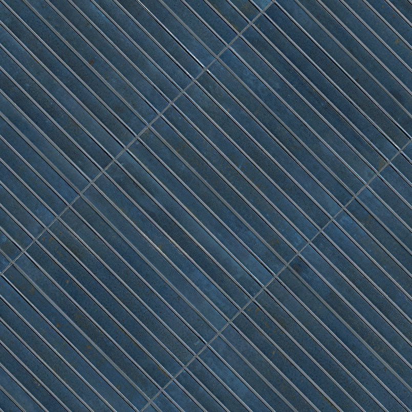 Gems Cobalto Fluted Tile 5x10