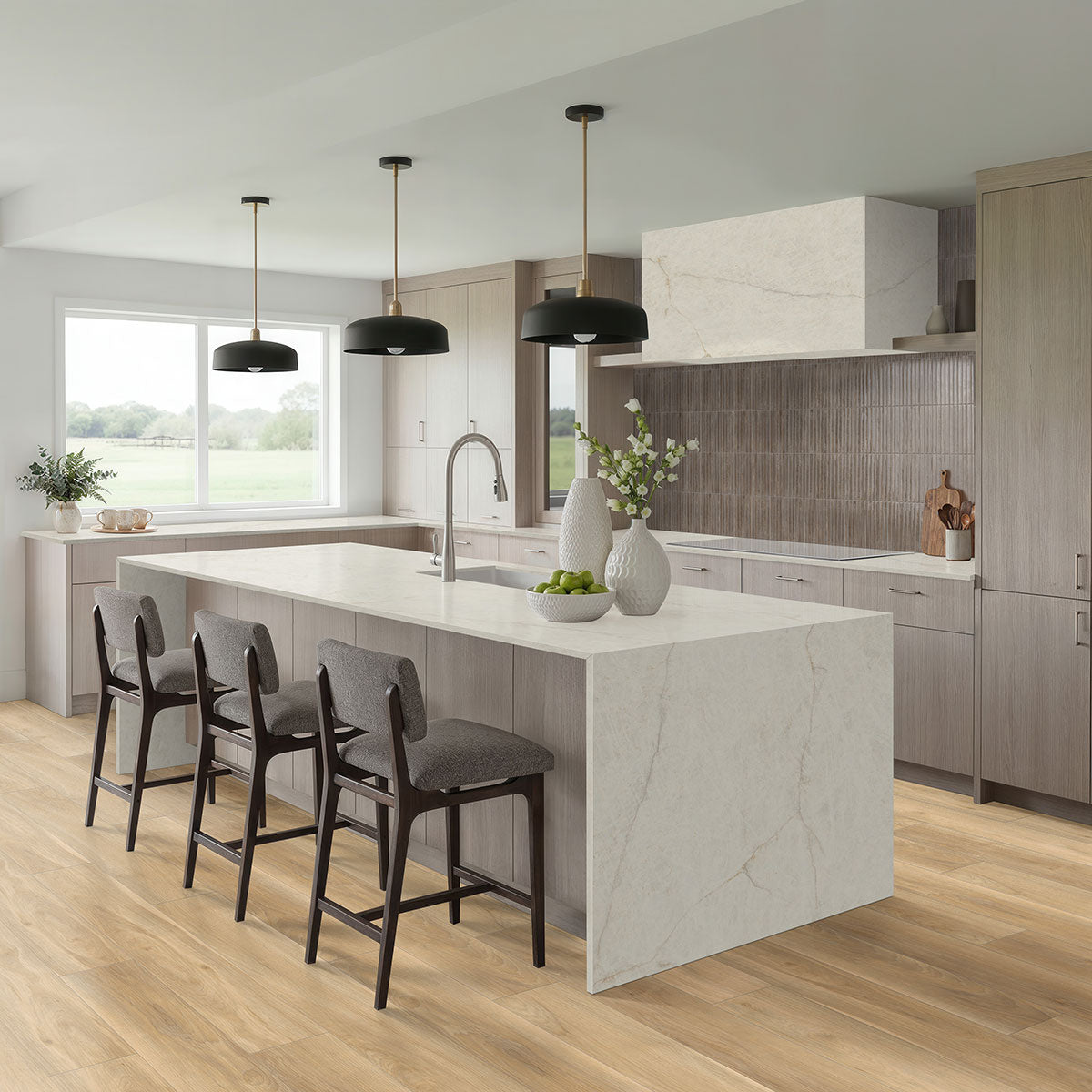 Gems Grigio Fluted Tile 5x10