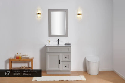 24" Solid Wood Vanity