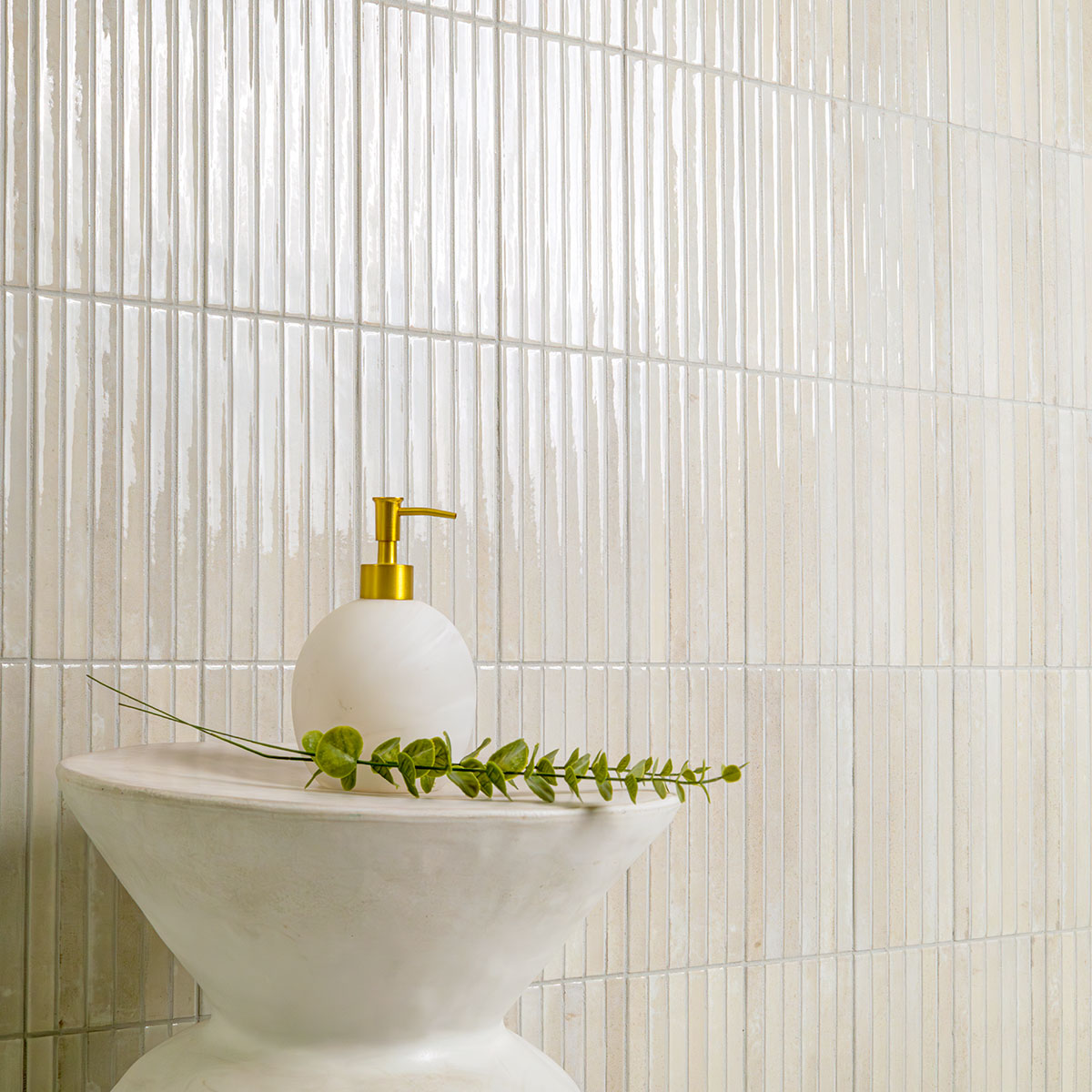Gems Latte Fluted Tile 5x10