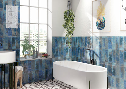 Marza™ Cobalt Subway Tile 4X12