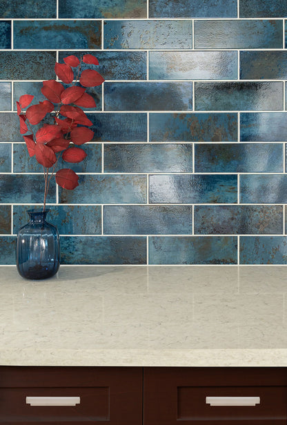 Marza™ Cobalt Subway Tile 4X12