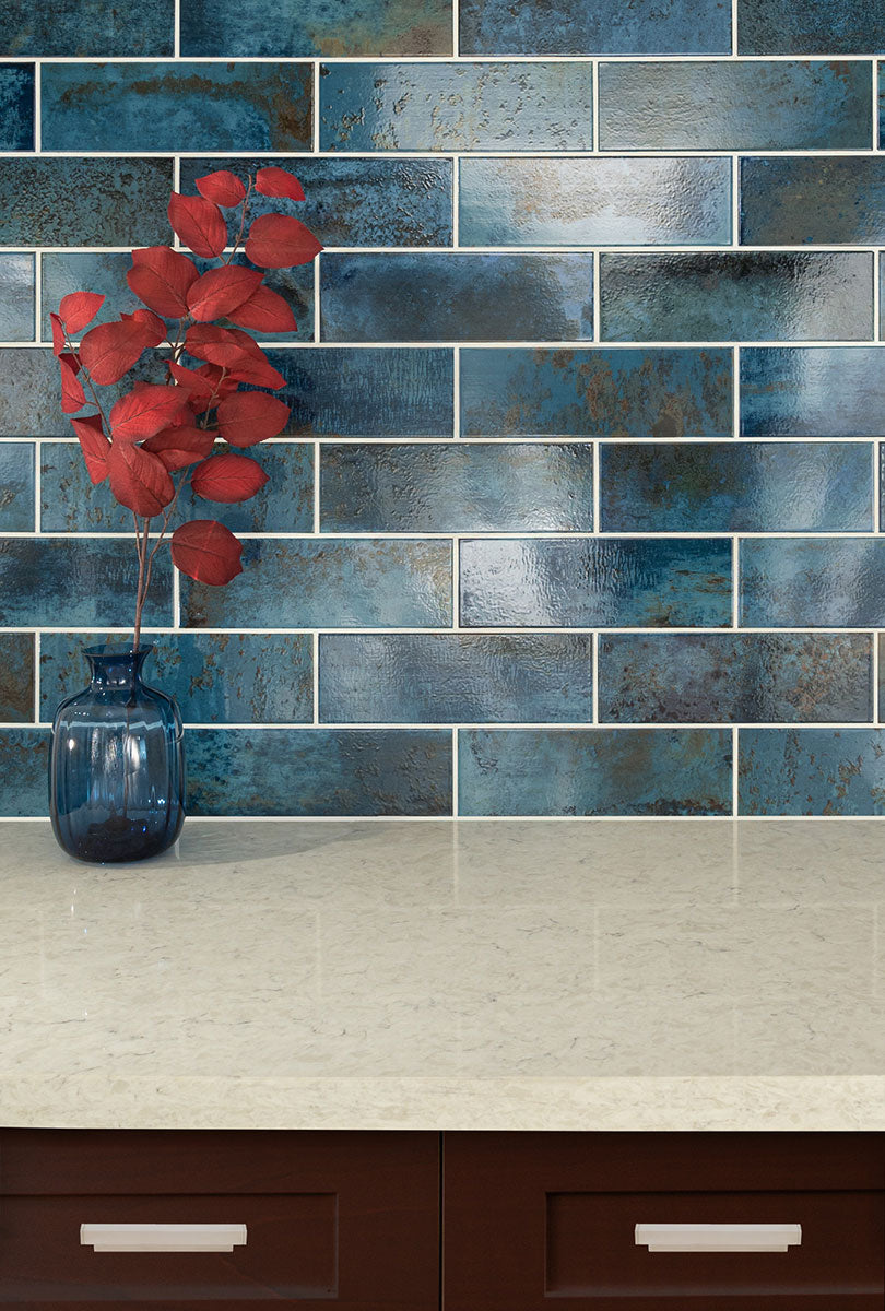 Marza™ Cobalt Subway Tile 4X12