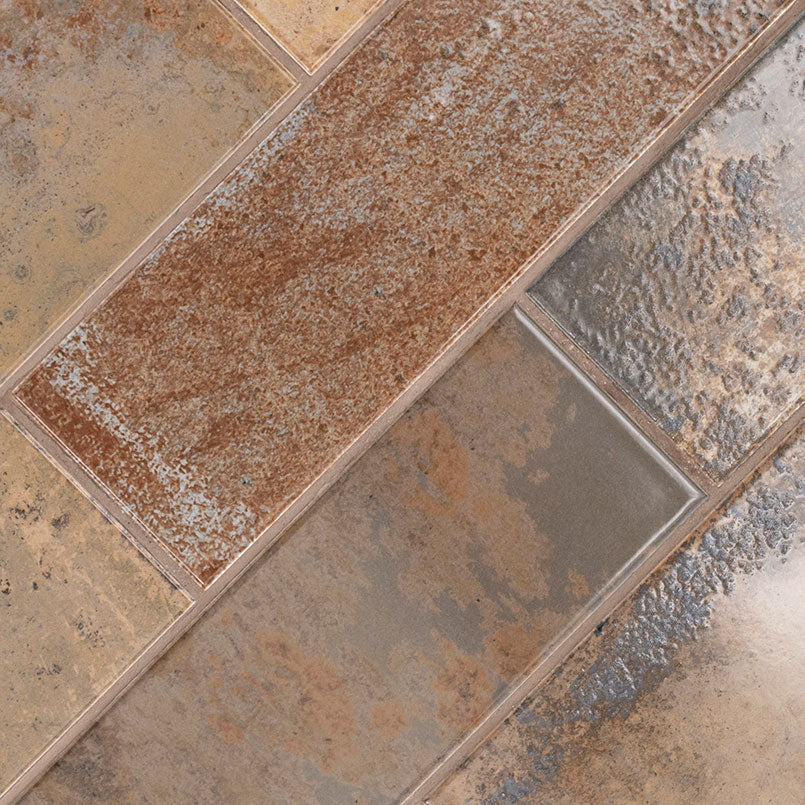 Marza™ Rust Subway Tile 4X12