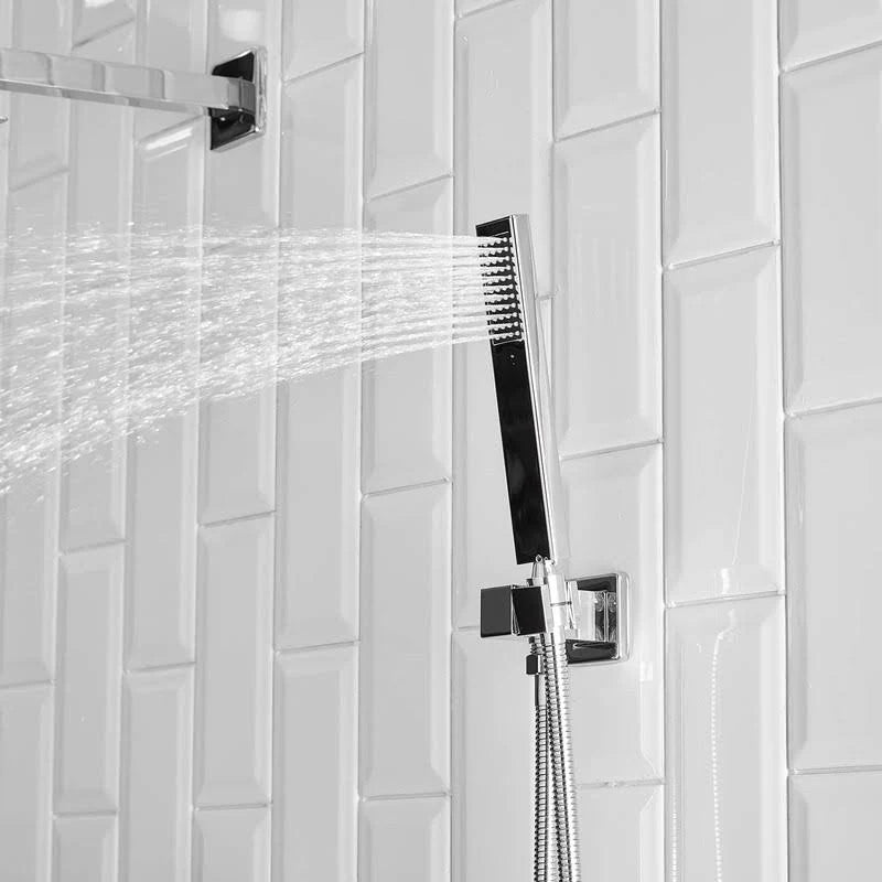 Cosmo Chrome Squared Shower Set